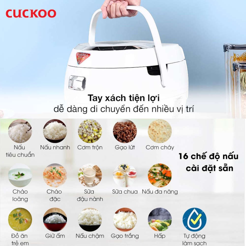 Đánh giá nồi cơm điện tử Cuckoo CR-1020F 1.8 Lít nấu cơm ngon, tiết kiệm điện cho mọi gia đình