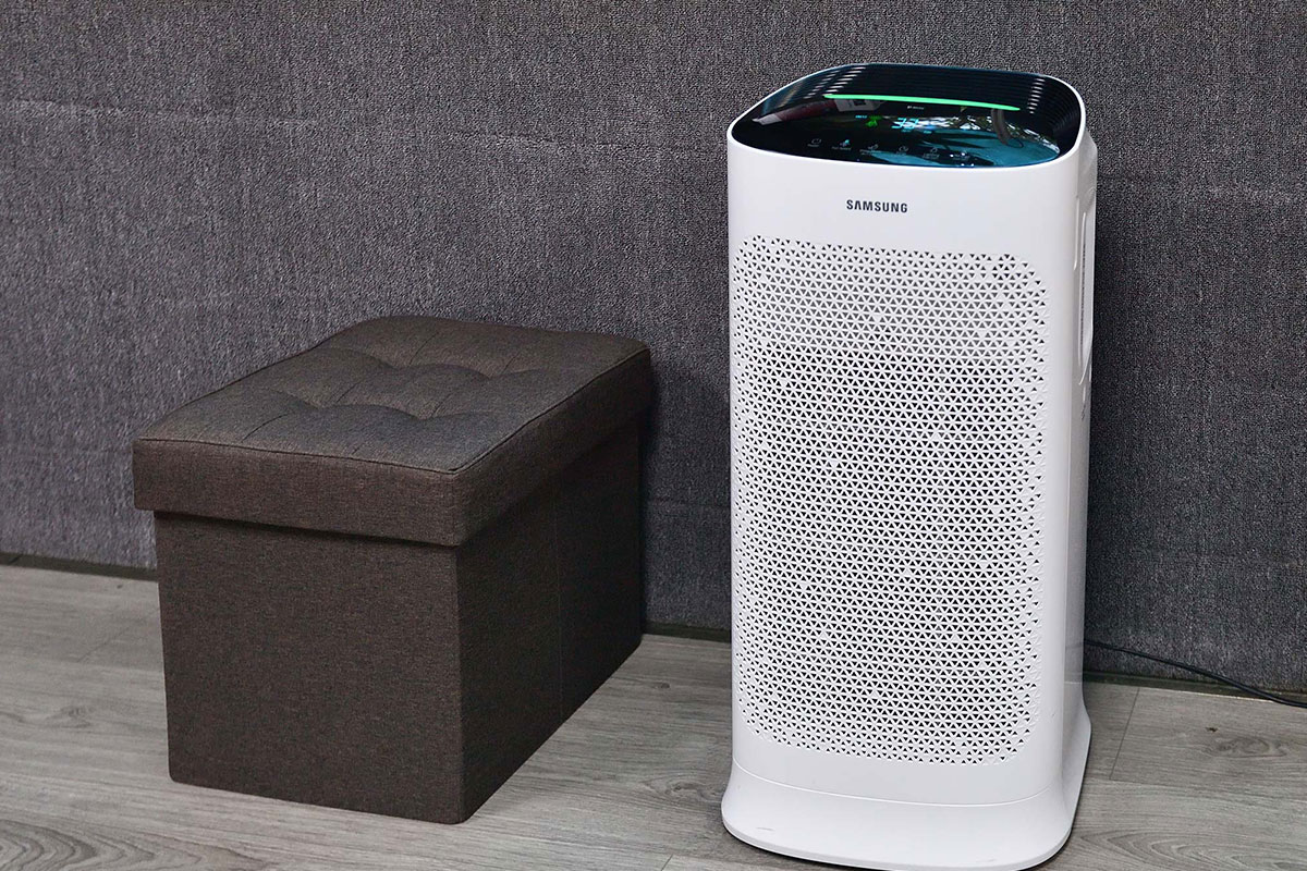 Máy lọc không khí Samsung AX60R5080WD/SV, lọc khí thông minh với cảm biến bụi siêu nhạy