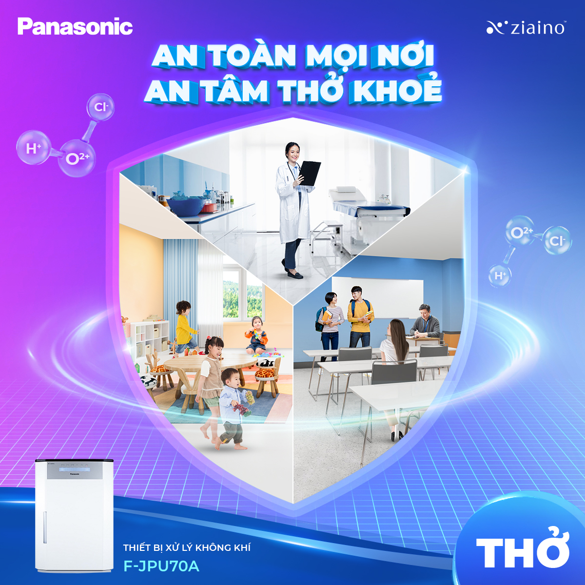 Review chi tiết về máy lọc không khí Panasonic F-JPU70A có tốt không, có nên mua?