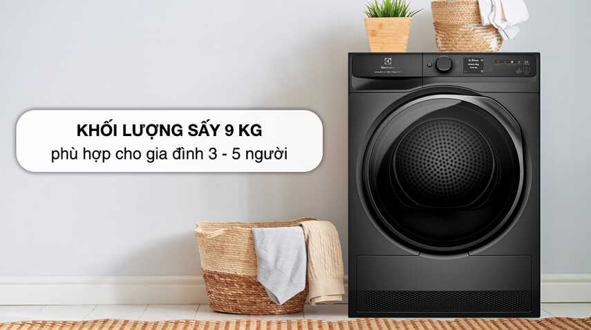 So sánh 2 mẫu máy sấy quần áo Electrolux bơm nhiệt EDH902R9SC và EDH903R7SC có gì giống hay khác nhau không?