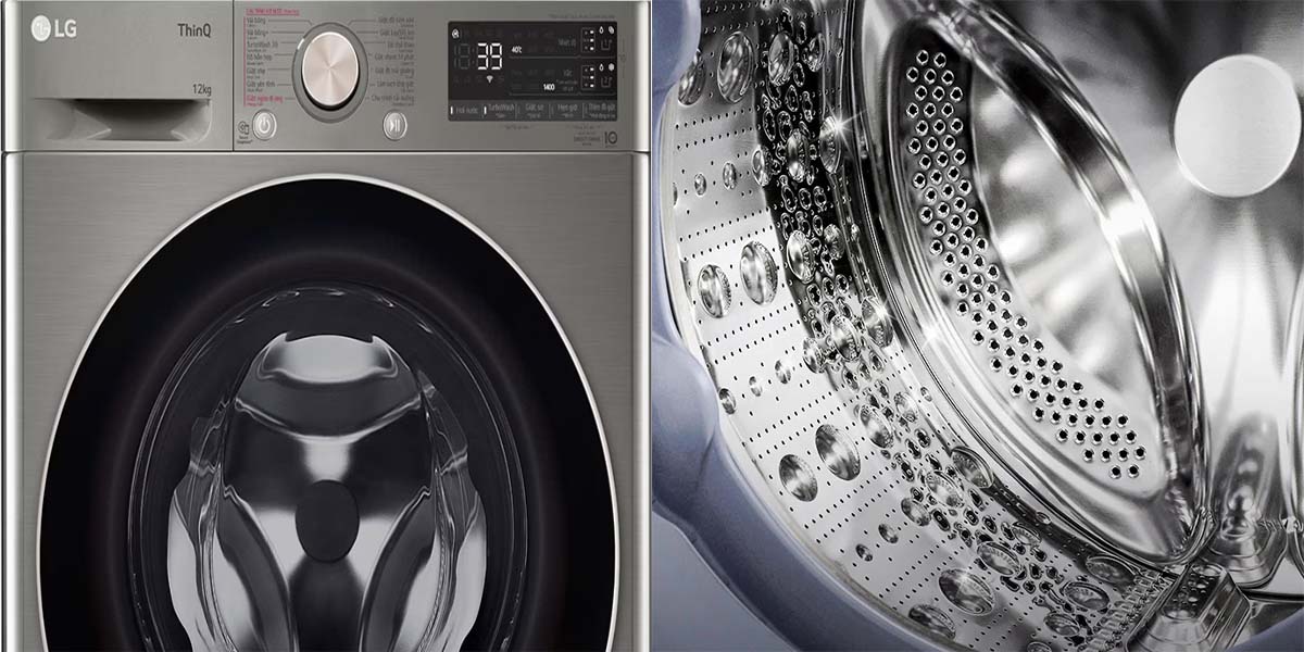 Hướng dẫn sử dụng và bảo trì máy giặt LG lồng ngang FV1412S3PA để kéo dài tuổi thọ máy