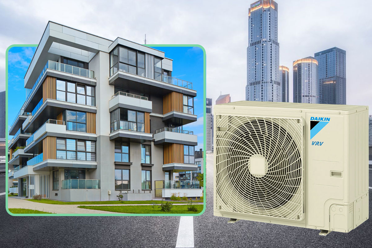 Hệ thống điều hòa trung tâm Daikin RSUYQ8AVM phù hợp với những công trình nào
