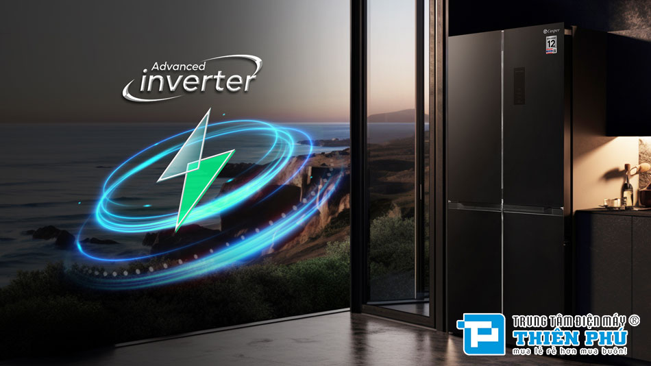 Tủ Lạnh Casper Inverter Multi Door 430 Lít RM-E432PBS