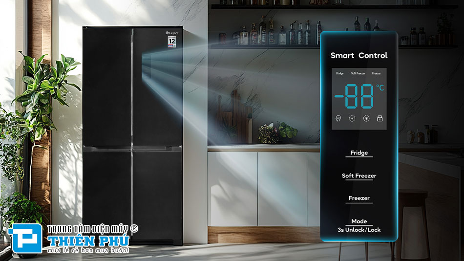 Tủ Lạnh Casper Inverter Multi Door 430 Lít RM-E432PBS