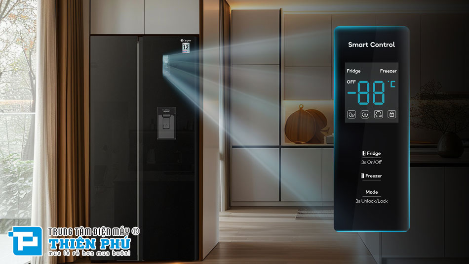 Tủ Lạnh Casper Inverter Side By Side 460 Lít RS-D462SBS