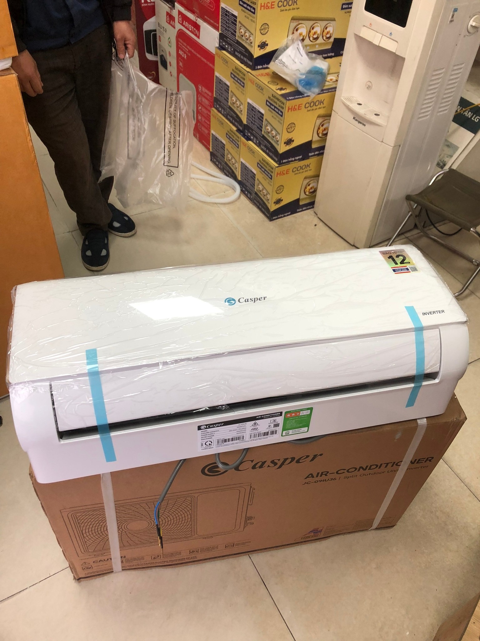 Đánh giá chi tiết về ưu nhược điểm của điều hòa Casper 18000btu JC-18IU36