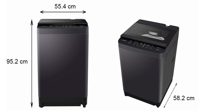 Máy giặt Panasonic lồng đứng NA-F90S10BRV giải pháp giặt giũ hiện đại cho mọi gia đình