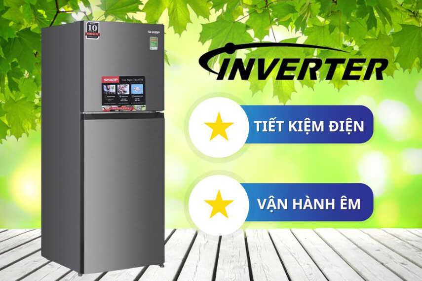 3 điểm nổi trội từ tủ lạnh Sharp Lít SJ-X270V-SL bạn nên biết