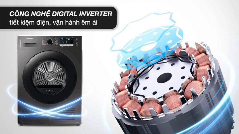 Những lý do bạn nên lựa chọn máy sấy quần áo Samsung heatpump DV90TA240AX/SV