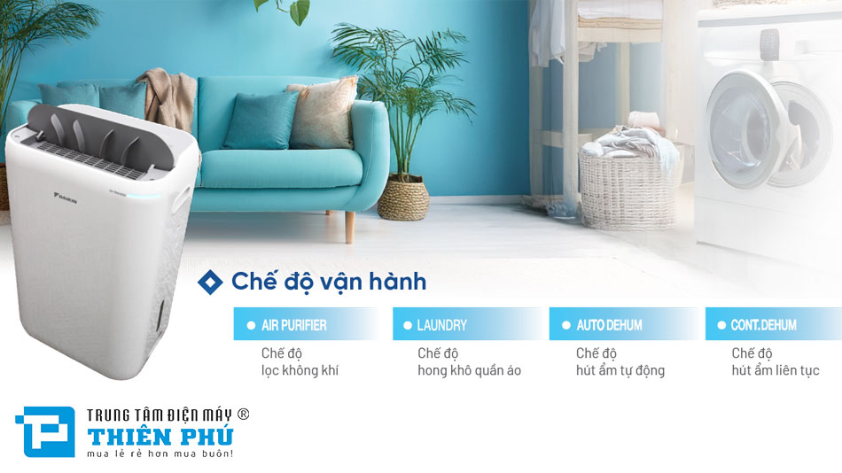 Máy Lọc Không Khí Và Hút Ẩm Daikin JPF12AV2
