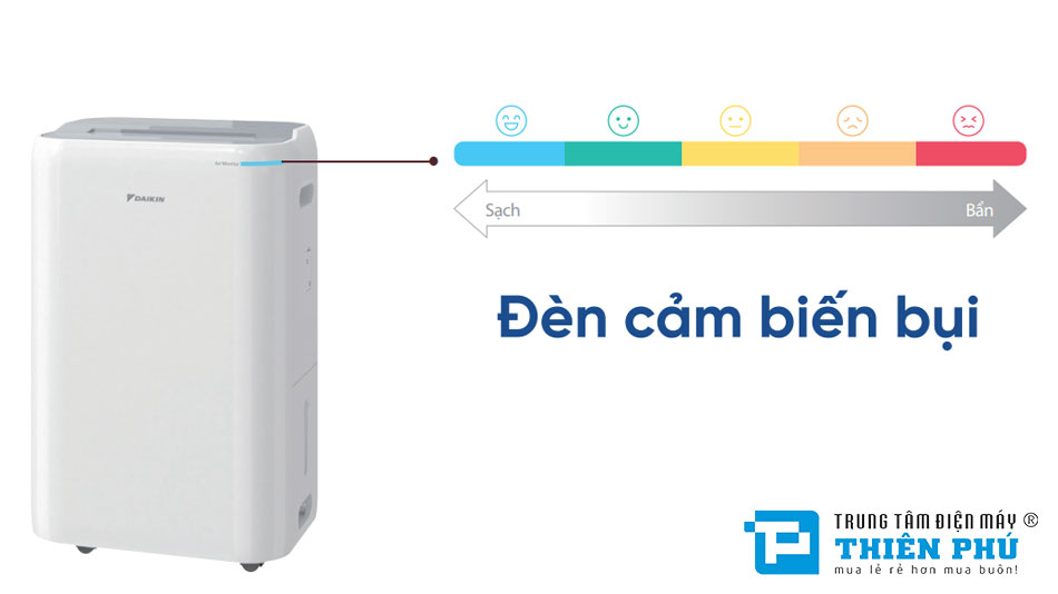 Máy Lọc Không Khí Và Hút Ẩm Daikin JPF12AV2