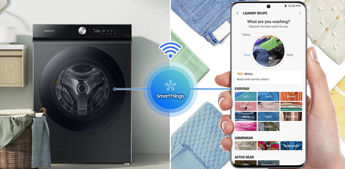 Công nghệ tiên tiến trong máy giặt Samsung giá rẻ WW13T504DAB/SV và cách kiểm tra sau khi mua