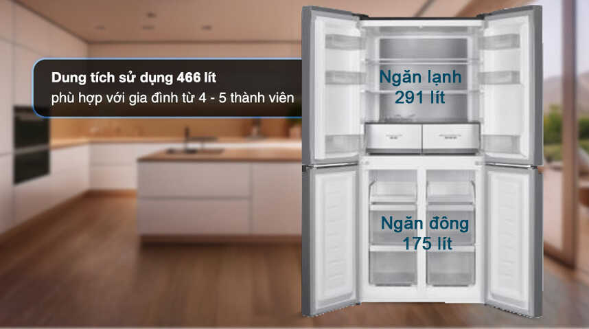 Tủ lạnh Sharp SJ-FXP560V-MG bảo quản tốt cùng nhiều ưu điểm