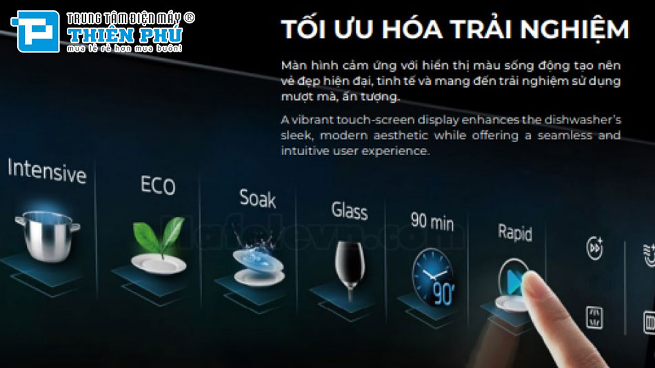Máy Rửa Bát Hafele 16 Bộ HDW-F6072B (535.29.700)