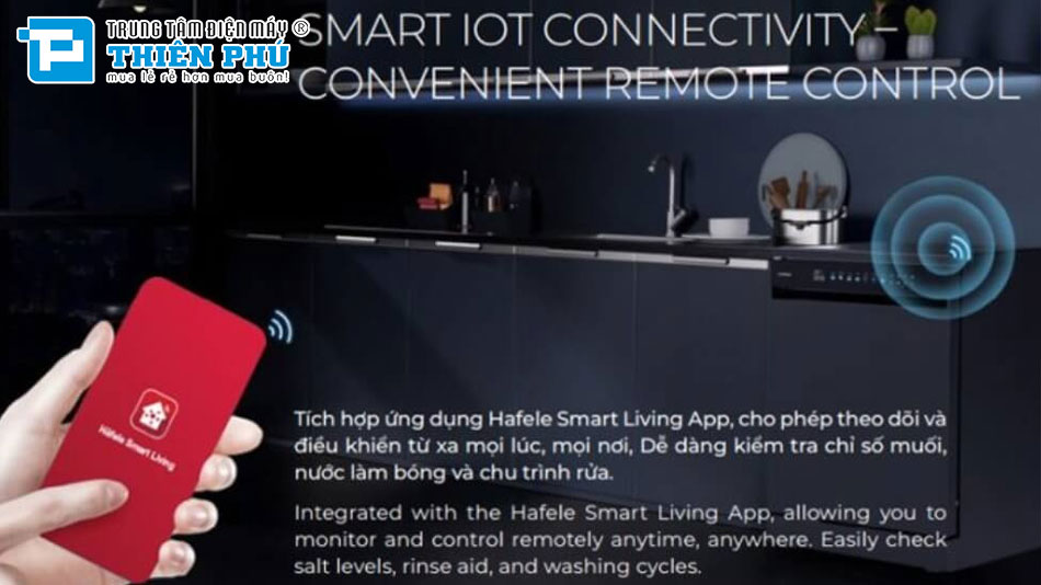 Máy Rửa Bát Hafele 16 Bộ HDW-F6072B (535.29.700)