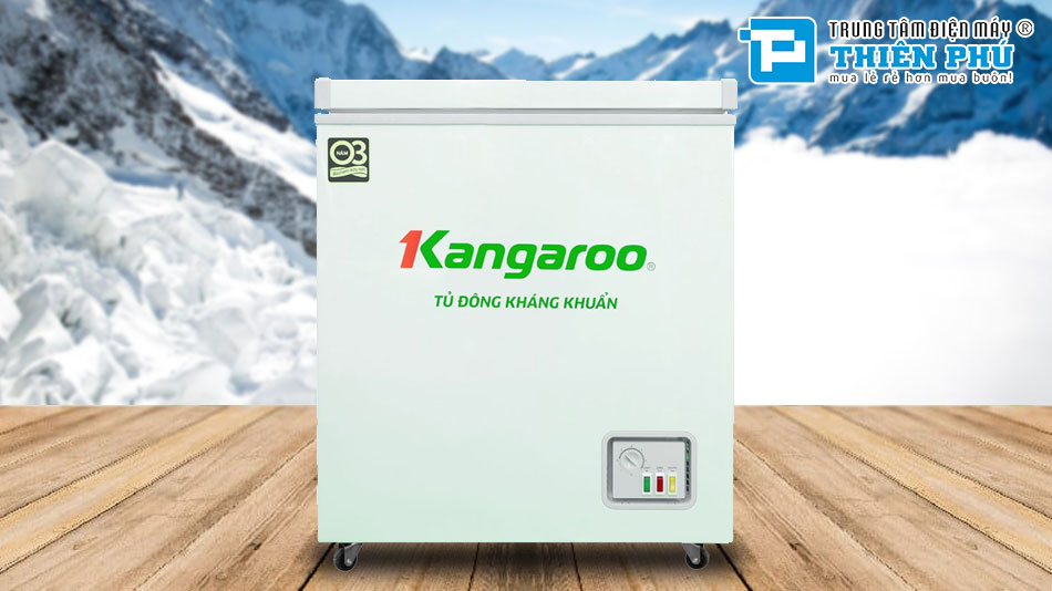 Tủ Đông Kangaroo 1 Ngăn 90 Lít Dàn Nhôm KG090C1N