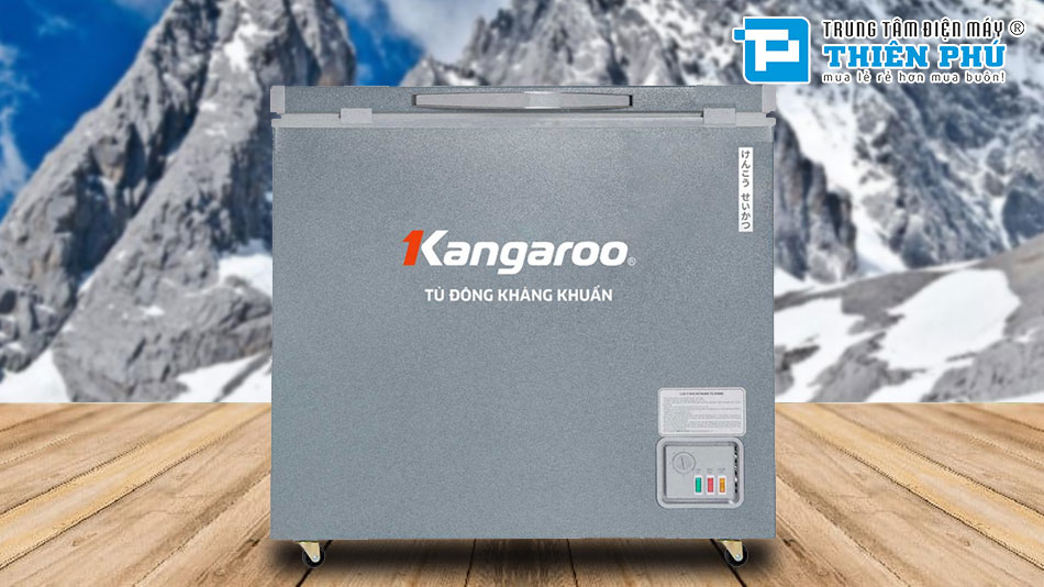 Tủ Đông Kangaroo 1 Ngăn 140 Lít Dàn Đồng KGFZ200NG1