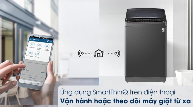 Cách tận dụng tính năng giặt sơ tự động và Smart Diagnosis trên máy giặt LG cửa trên TV2518DV3B để giảm thời gian giặt