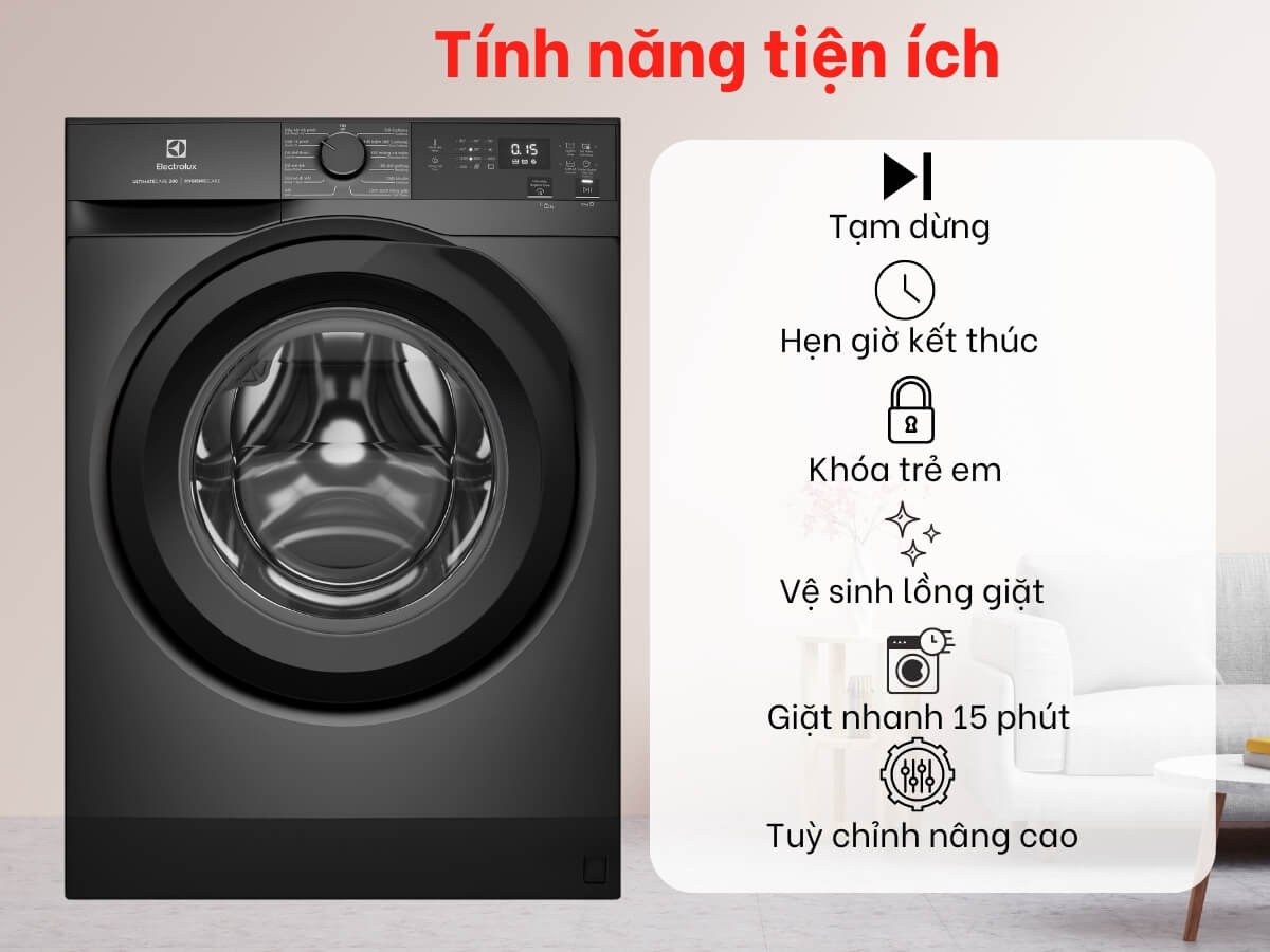 Máy giặt Electrolux 10kg giá rẻ chính hãng - EWF1024D3SC mới nhất hiện nay 