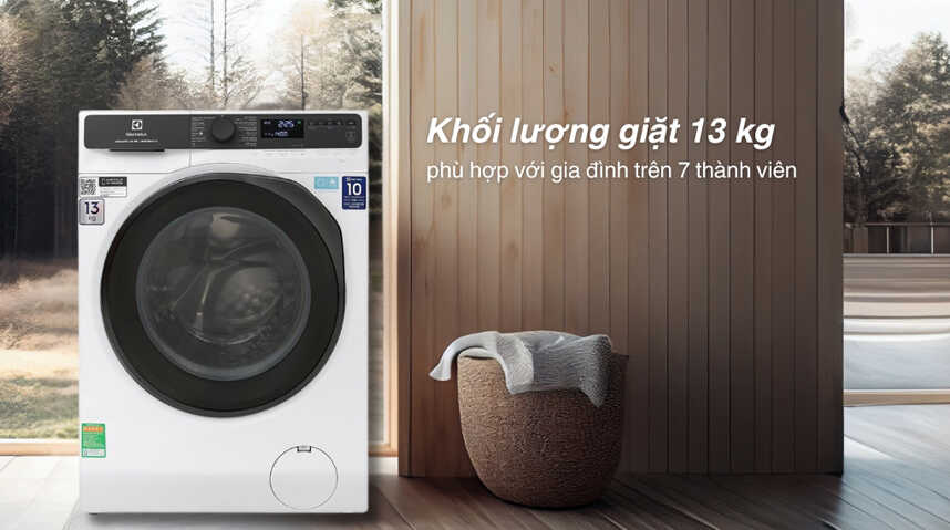 Máy giặt Electrolux 13Kg EWF1343R7WC trợ thủ thông minh giúp giặt nhanh hiệu quả