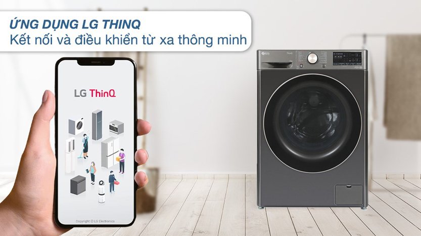 Cách kết nối và sử dụng App Smart ThinQ với máy giặt LG 12kg lồng ngang FV1412S3PA hiệu quả nhất