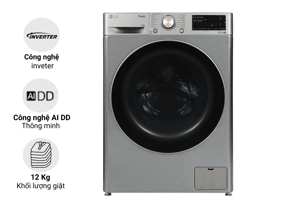 Cách kết nối và sử dụng App Smart ThinQ với máy giặt LG 12kg lồng ngang FV1412S3PA hiệu quả nhất