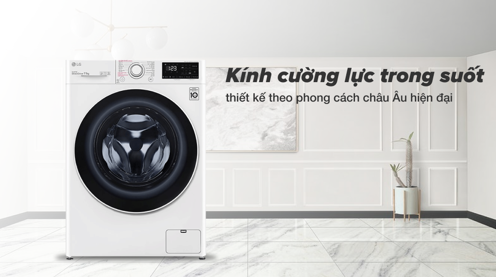 Máy giặt LG 11kg FV1411S4WA giặt giũ thông minh cho gia đình hiện đại