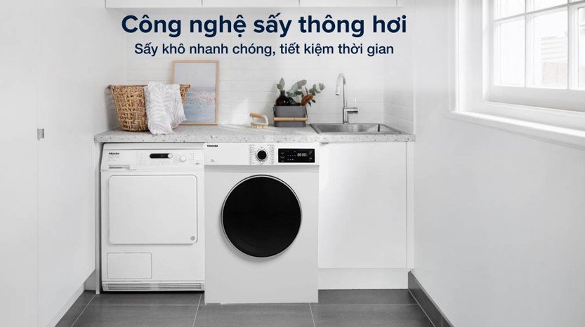 Những lý do bạn nên lựa chọn máy sấy quần áo Toshiba 7kg TD-H80SEV(WK)