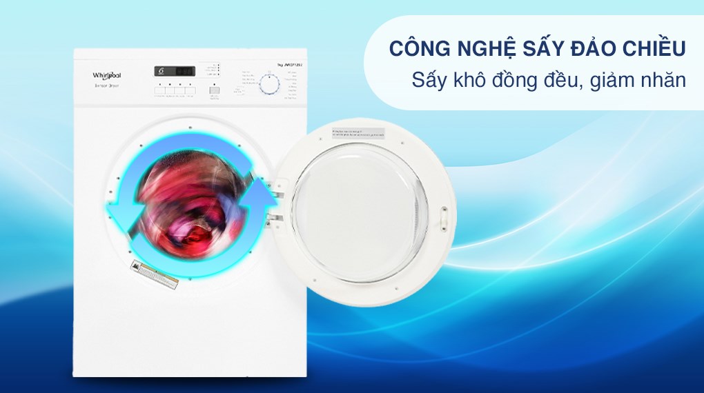 Máy sấy thông hơi Whirlpool AWD712S2 giải pháp sấy khô hoàn hảo cho mọi gia đình