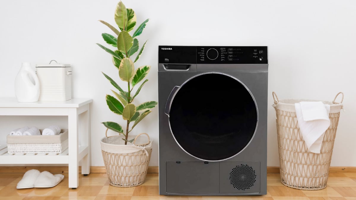 Máy sấy quần áo Toshiba ngưng tụ TD-K90MEV(SK) đem lại giải pháp sấy khô quần áo tối ưu