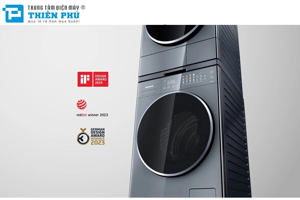 Tháp giặt sấy Panasonic inverter VENUS-COMBO2 giải pháp giặt sấy cho gia đình Việt