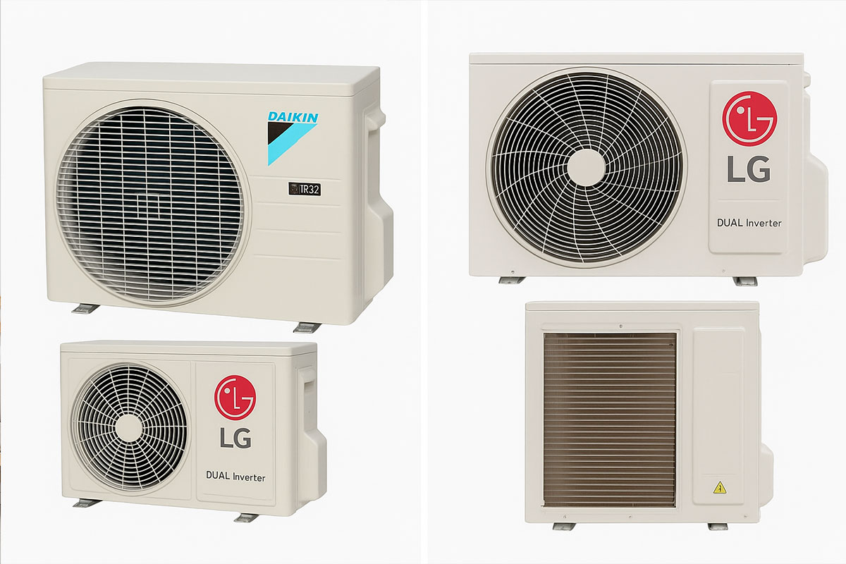 So sánh giữa điều hòa Daikin FTKY71ZVMV và LG IEC24M1, điều hòa 24000btu đáng mua?