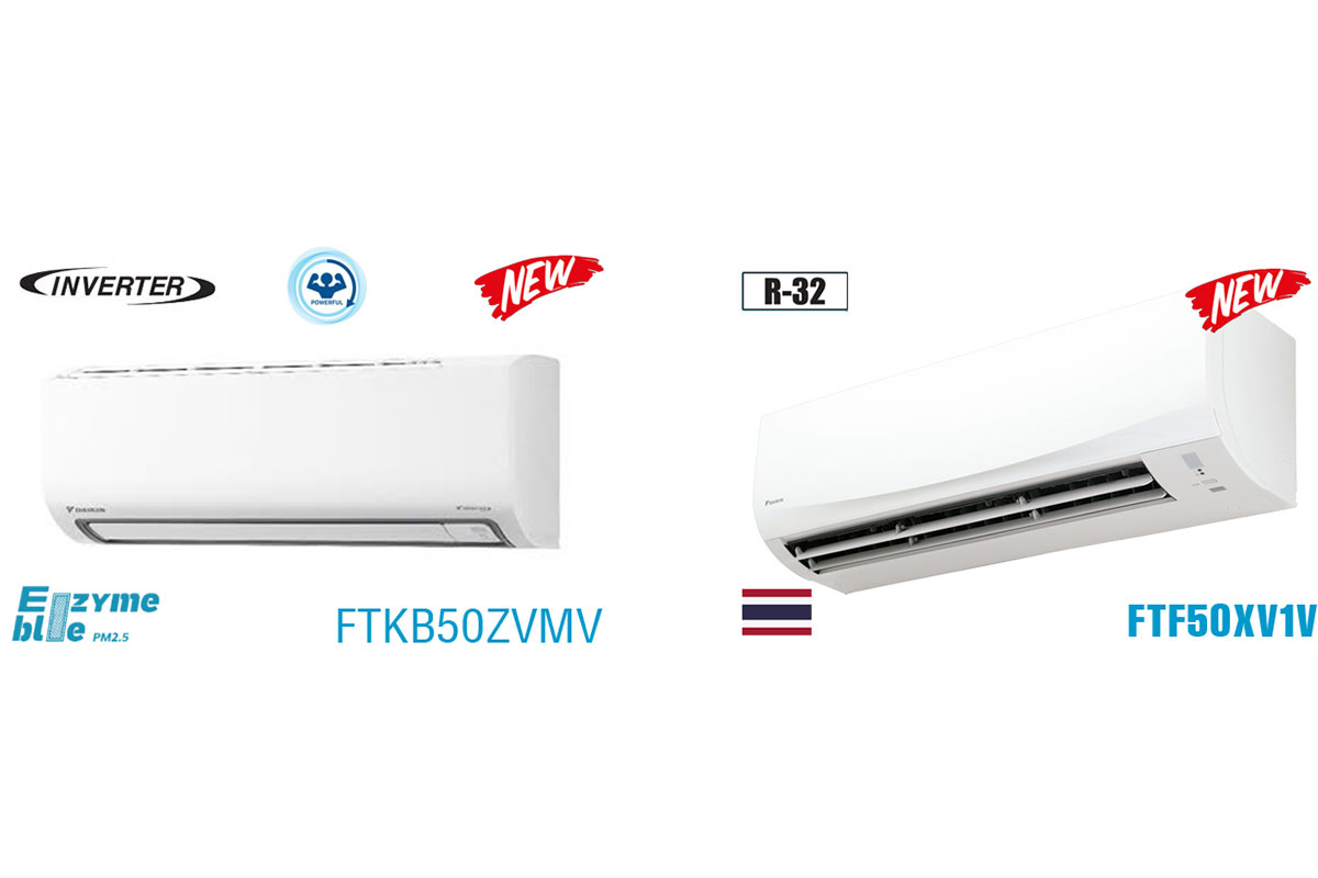 So sánh hai model điều hòa Daikin FTKB50ZVMV và FTF50XV1V có gì khác biệt?