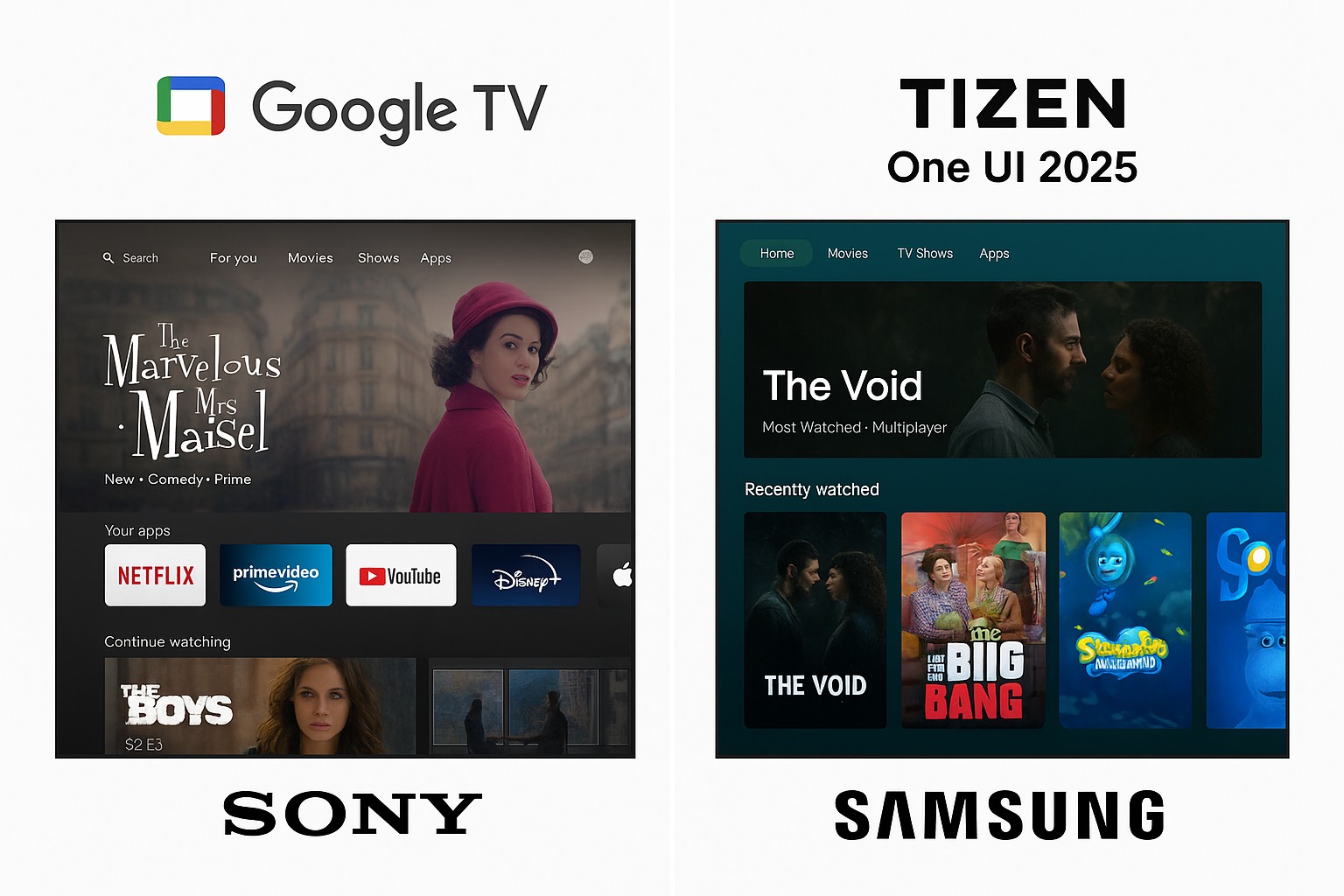 So sánh tivi Sony K-85XR50 và Samsung QA85QN90F, tivi 85 inch nào đáng giá hơn?