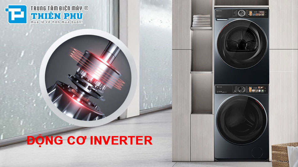 Tháp Giặt Sấy Toshiba Inverter Giặt 10,5Kg Sấy 10Kg T25