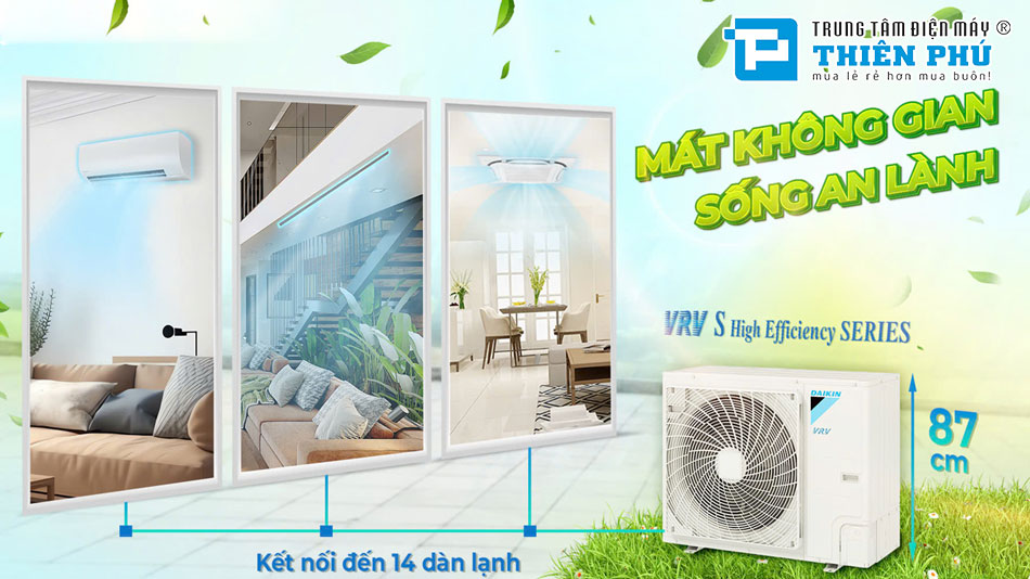 Giới thiệu hệ thống điều hòa trung tâm Daikin VRV S High Efficiency Series