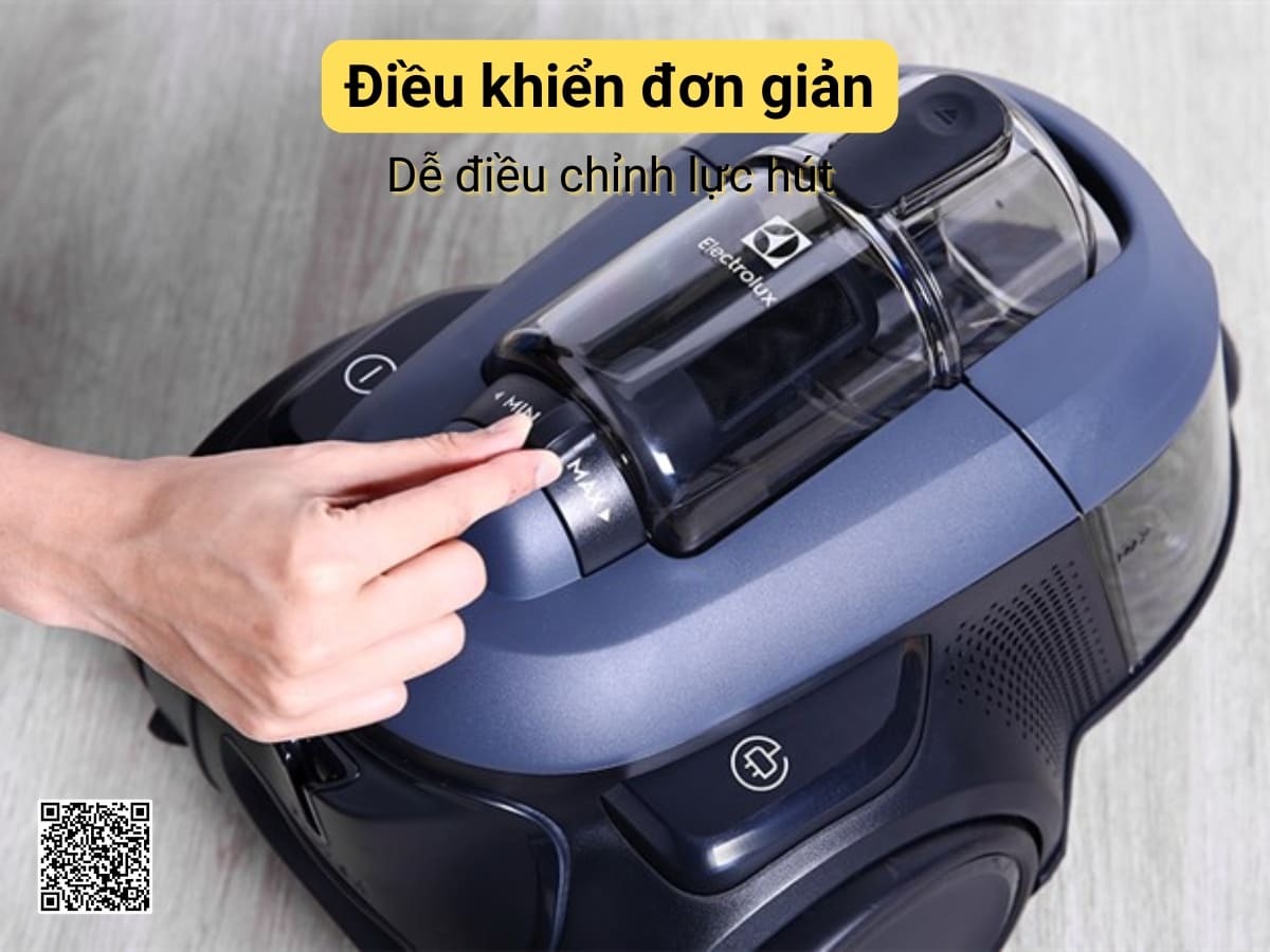 Máy hút bụi Electrolux EFC71611 công suất mạnh mẽ, hút sạch bụi mịn trong tích tắc