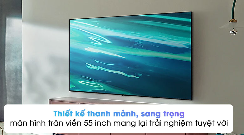 Smart tivi Samsung Qled QA55Q6FAAKXXV: Màn hình 55 inch giá tốt, hiển thị đẹp