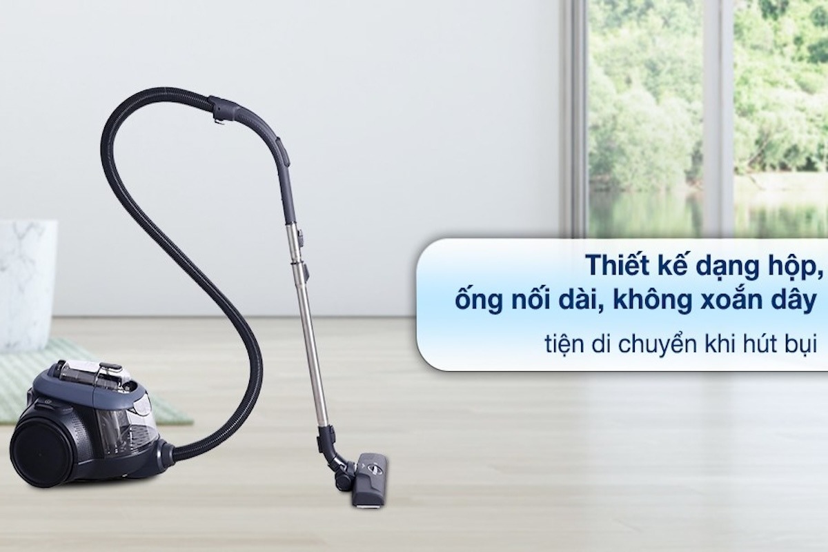 Máy hút bụi Electrolux EFC71611 công suất mạnh mẽ, hút sạch bụi mịn trong tích tắc
