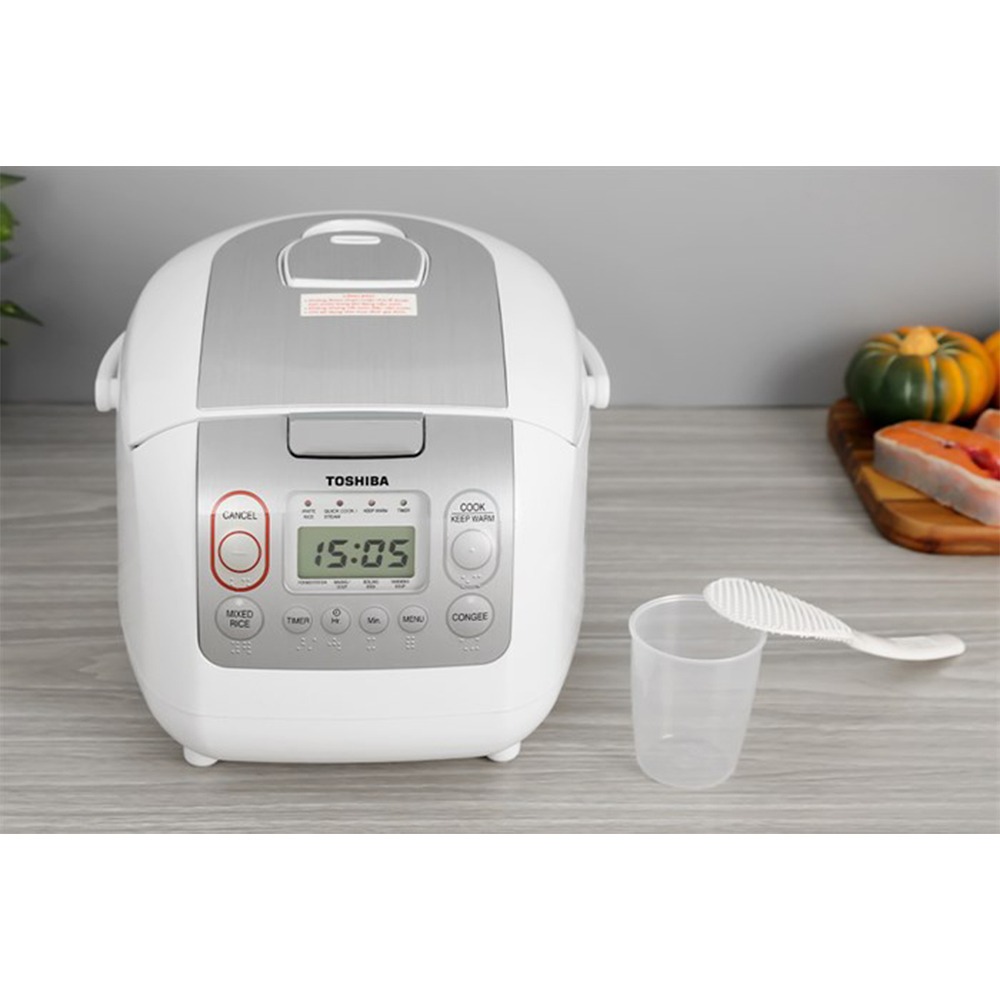 Đánh giá nồi cơm điện tử Toshiba RC-10NMFVN(WT) cơm ngon chuẩn Nhật, tiết kiệm điện cho mọi gia đình