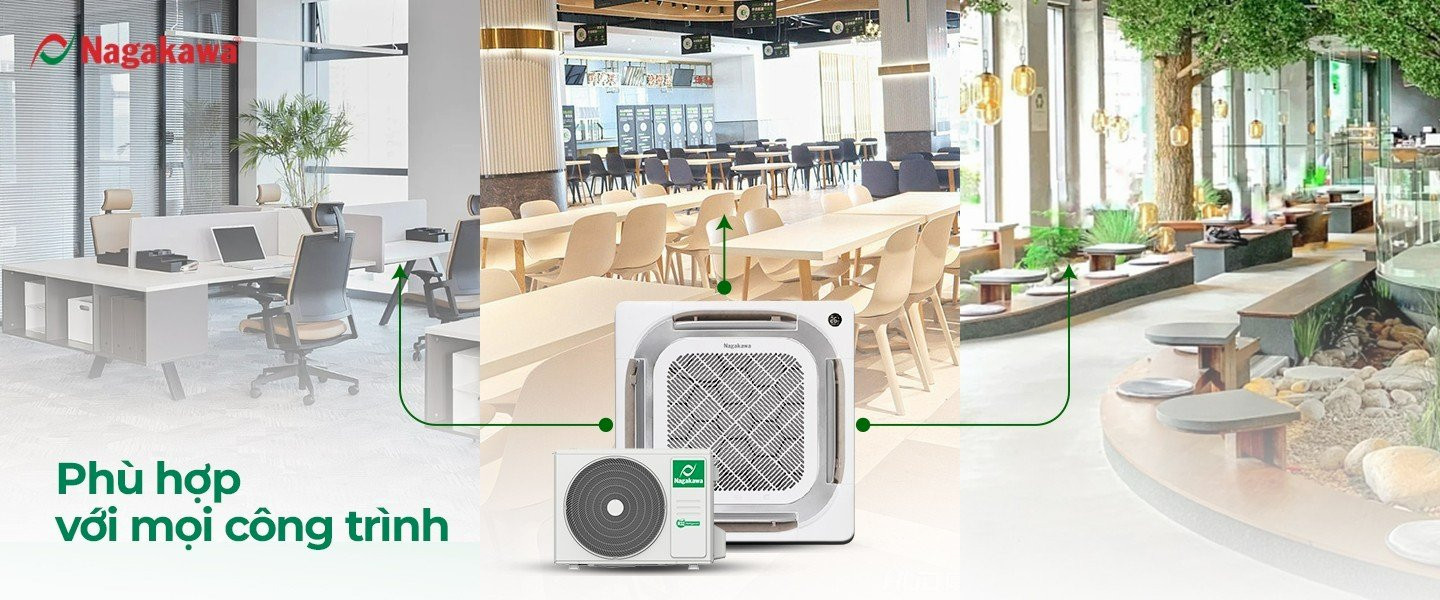 Điều hòa âm trần Nagakawa 36000btu NT-C36R1U16 giá " hạt rẻ" lại siêu chất lượng