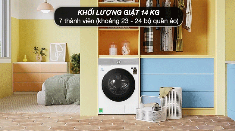 Máy giặt Samsung 14kg WW14BB944DGH/SV giải pháp lý tưởng cho gia đình hiện đại
