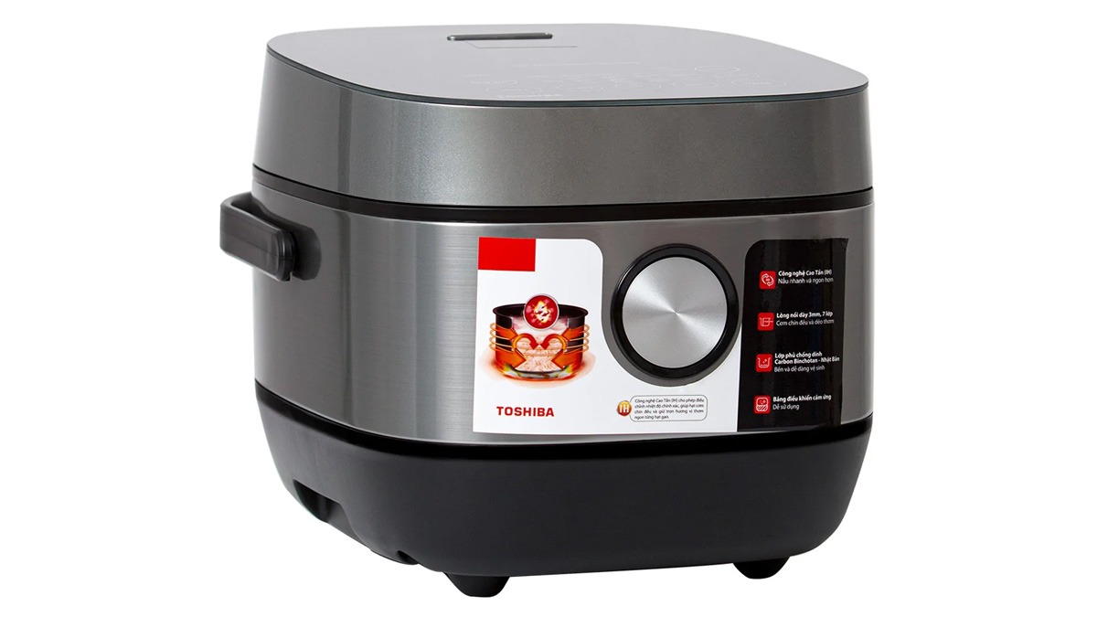 Nồi cơm điện Toshiba RC-10IP1PV 1.0 Lít công nghệ Nhật Bản cho bữa cơm chuẩn vị từng hạt