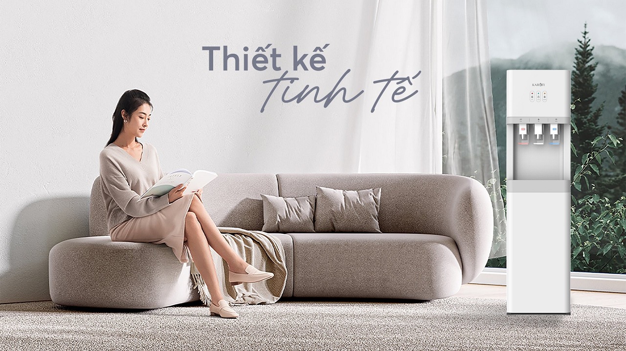 Cây nước nóng lạnh Karofi HCV208 bước tiến công nghệ trong từng giọt nước