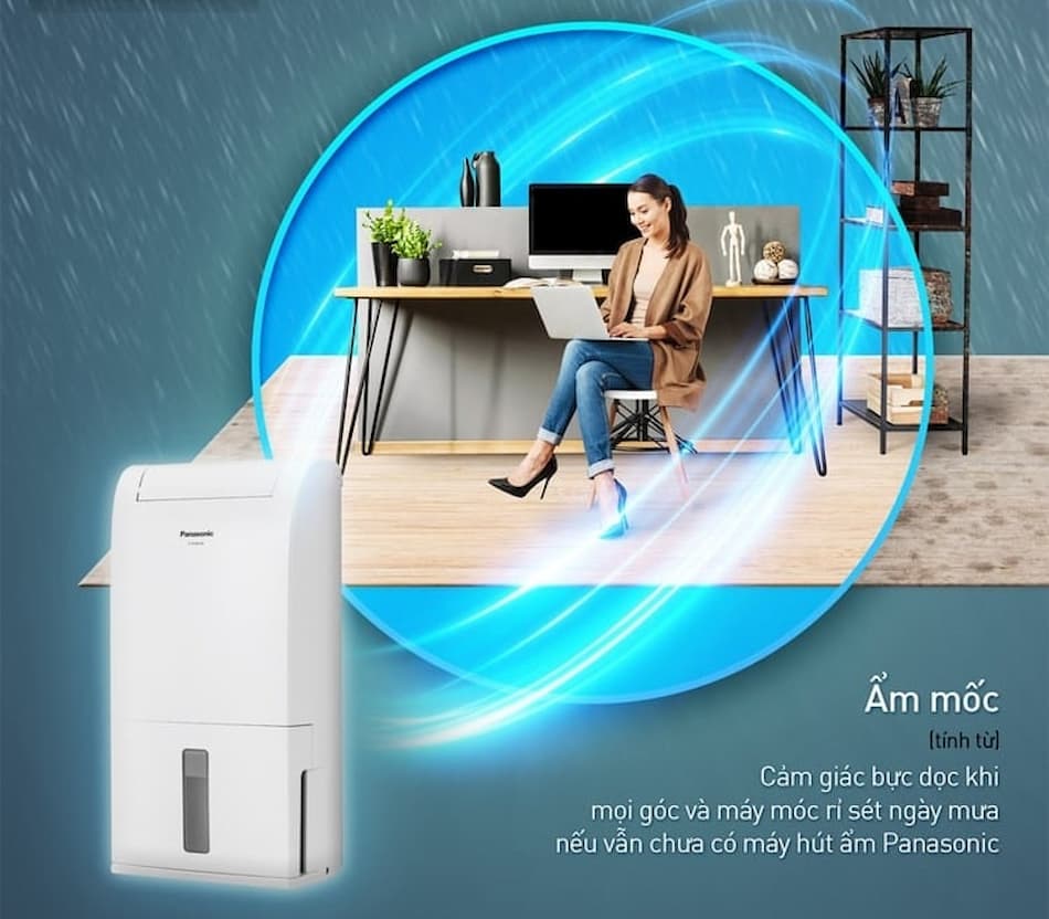 Khám phá công nghệ hút ẩm thông minh trên máy hút ẩm Panasonic F-YCT14V