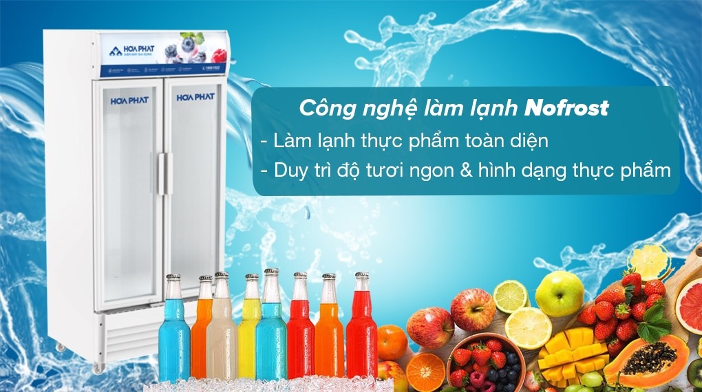 Đánh giá chi tiết tủ mát Hòa Phát 812 lít HSR D6812