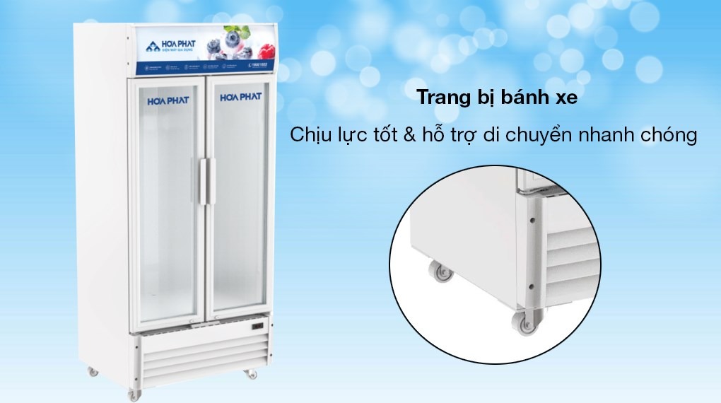 Đánh giá chi tiết tủ mát Hòa Phát 812 lít HSR D6812