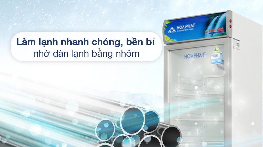 Đánh giá chi tiết về dòng sản phẩm tủ mát Hòa Phát 280 lít HSR S6280