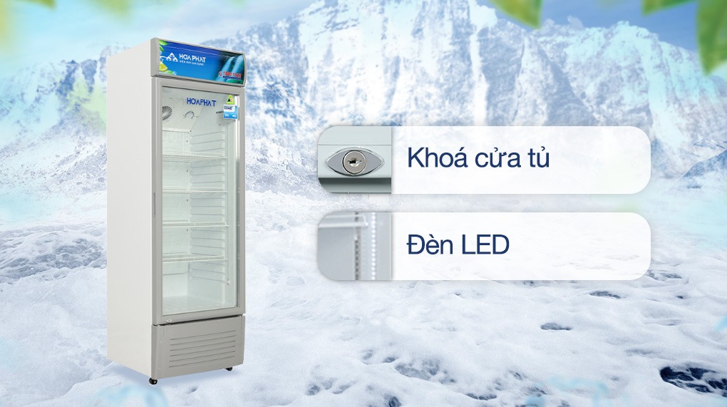 Tủ mát Hòa Phát 280 lít HSR S6280 làm lạnh nhanh chóng, độ bền bỉ cao