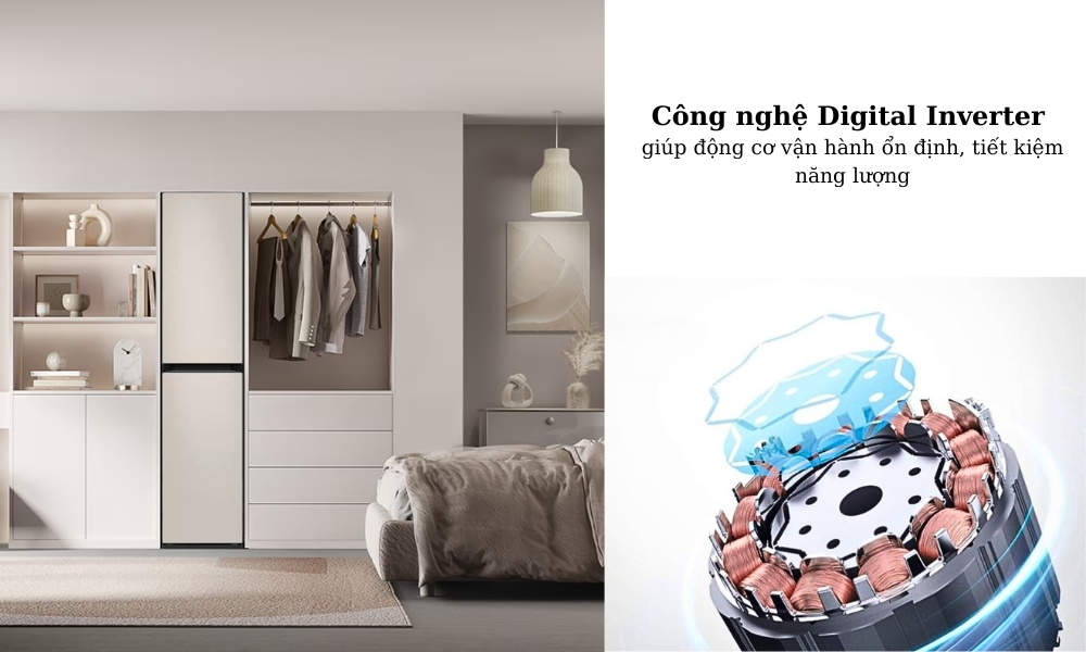 Spa cho trang phục ngay tại nhà với tủ chăm sóc quần áo Samsung 3 móc DF18CB8600ERSV